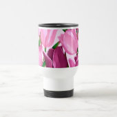 春絵画チューリップの母の日のプレゼント トラベルマグ (中央)