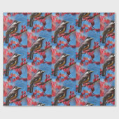 春絵画鳥 ラッピングペーパー (フラット)