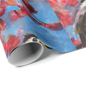 春絵画鳥 ラッピングペーパー (ロールコーナー)