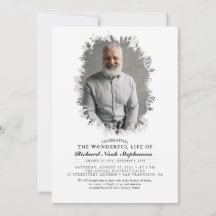 春緑の葉影の葬儀写真