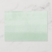 春緑化金ゴールド白フローラ書籍ベビー エンクロージャーカード (裏面)