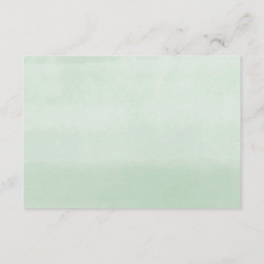 春緑化金ゴールド白フローラ書籍ベビー エンクロージャーカード (裏面)