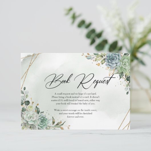 春緑多糖類ユーカリ図書依頼 エンクロージャーカード (スタンド正面)