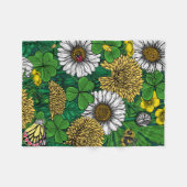 春緑 フリースブランケット (正面(横))