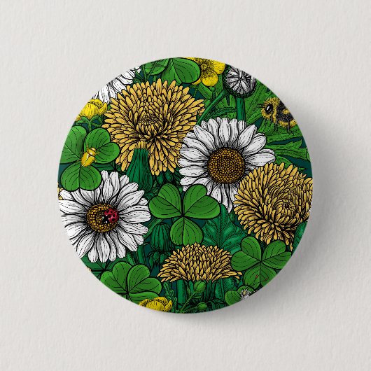 春緑 缶バッジ (正面)