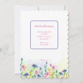 春縁ど光誕生日招待状 案内状 (裏面)