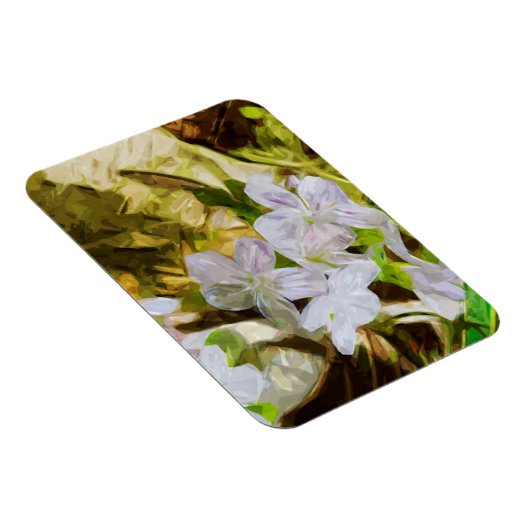春美しい山花抽象芸術印象派 マグネット (右側)