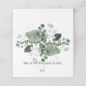 春美しい植物性結婚植物 プレイスカード (外部開封)