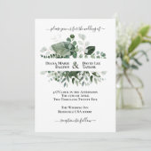 春美しい植物性緑 招待状 (スタンド正面)