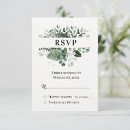 春美しい植物緑RSVP