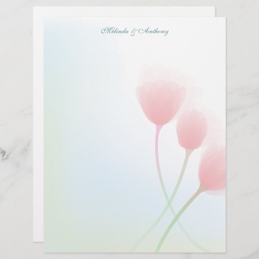 春美しい8.5 x 11紙 (正面/裏面)