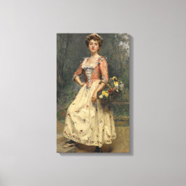 春美しい(by Raimundo de Madrazo y Garreta) キャンバスプリント