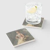 春美しい(by Raimundo de Madrazo y Garreta) ストーンコースター (横)