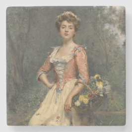 春美しい(by Raimundo de Madrazo y Garreta) ストーンコースター