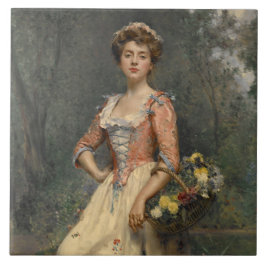 春美しい(by Raimundo de Madrazo y Garreta) タイル