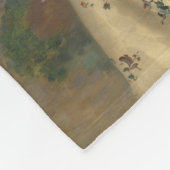 春美しい(by Raimundo de Madrazo y Garreta) フリースブランケット (角)