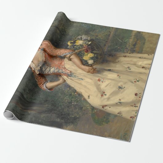 春美しい(by Raimundo de Madrazo y Garreta) ラッピングペーパー (アンロールド)