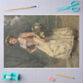 春美しい(by Raimundo de Madrazo y Garreta) 薄葉紙 (クラフト)