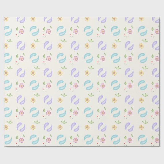 春自然デザイン ラッピングペーパー (フラット)