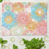 春色花キッチンタオル キッチンタオル (折り畳み)