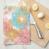 春色花キッチンタオル キッチンタオル (四つ折り)