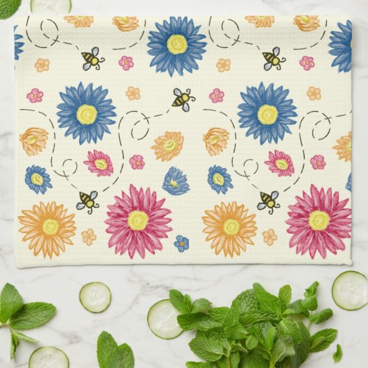 春色 キッチンタオル (折り畳み)