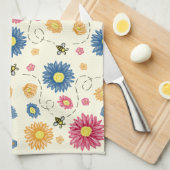 春色 キッチンタオル (四つ折り)