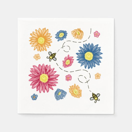 春色 スタンダードカクテルナプキン (正面)