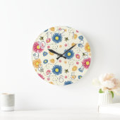 春色 ラージ壁時計 (ホーム)