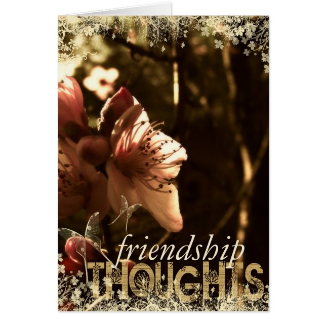 春花の想いカード (正面)