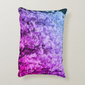春花の抽象芸術色のカスケード アクセントクッション (裏面(縦))