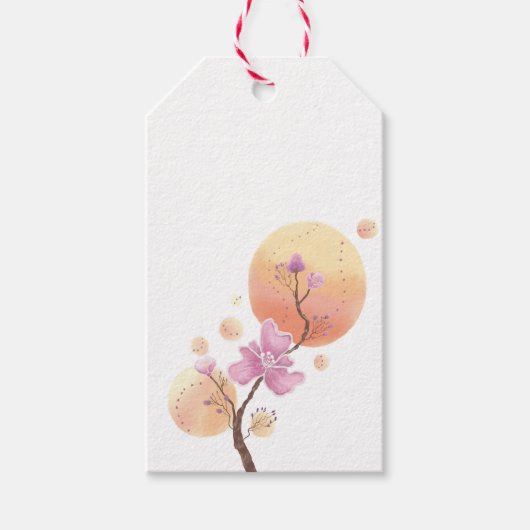 春花の母の日 ギフトタグ (正面)