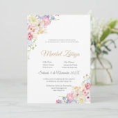 春花キンセアニェラ招待 招待状 (スタンド正面)