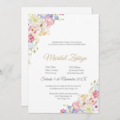 春花キンセアニェラ招待 招待状 (正面/裏面)