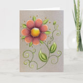 春花グリーティングカード カード (正面)