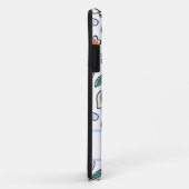 春花スカンジナビアスタイル名前をカスタムする Case-Mate iPhoneケース (裏面/右)