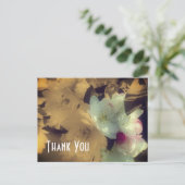 春花セピア花ありがとうポストカード ポストカード (スタンド正面)