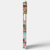 春花デコップバード金ゴールドピンクアクア Case-Mate iPhoneケース (裏面 / 右)