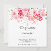 春花フローラ確認招待状 招待状 (正面)