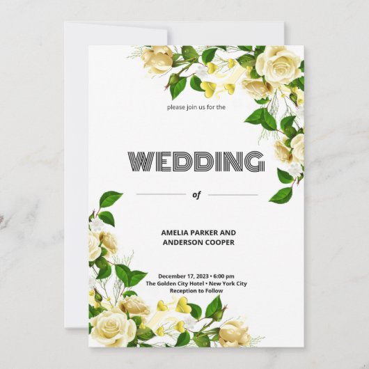 春花ラヴ結婚ィズ 招待状 (正面)