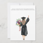 春花卒業招待状 招待状 (裏面)