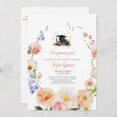 春花卒業招待状 招待状 (正面/裏面)