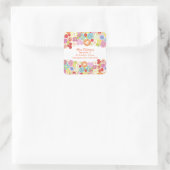 春花差出人住所ラベルシール スクエアシール (バッグ)