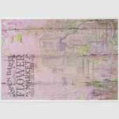 春花市場の水彩 薄葉紙 (正面)