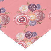 春花柄テーブルランナー ショートテーブルランナー (コーナー)