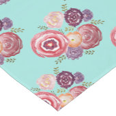 春花柄テーブルランナー ショートテーブルランナー (コーナー)