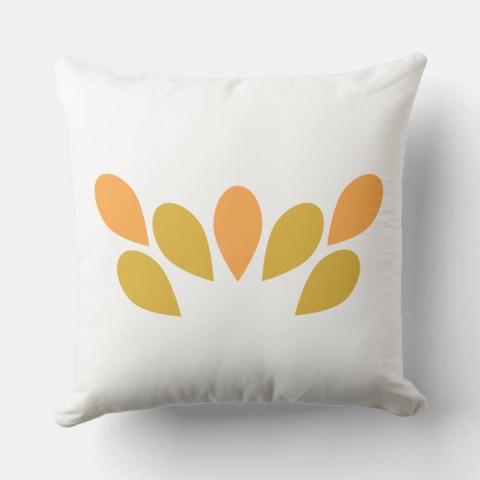 春花柄 クッション (裏面)