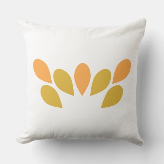 春花柄 クッション (正面)