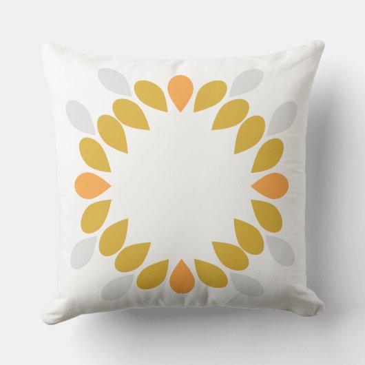 春花柄 クッション (裏面)