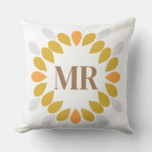 春花柄 クッション (正面)